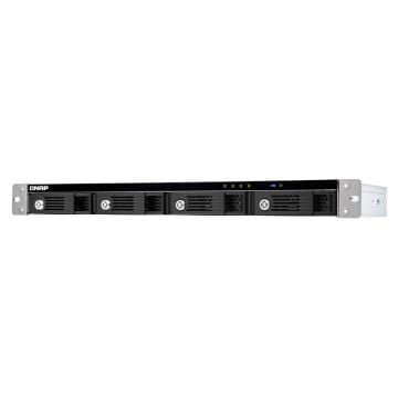 QNAP TR-004U behuizing voor opslagstations HDD-/SSD-behuizing Zwart, Grijs 2.5/3.5"