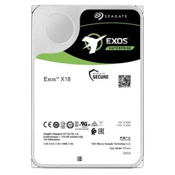 Seagate Enterprise ST18000NM000J interne harde schijf 18 TB 7200 RPM 256 MB 3.5" SATA III