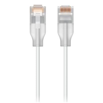 Ubiquiti UACC-Cable-Patch-EL-0.15M-W-24 netwerkkabel Doorschijnend, Wit 0,15 m Cat6